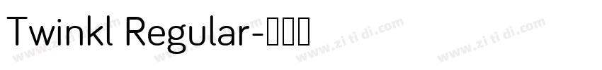 Twinkl Regular字体转换